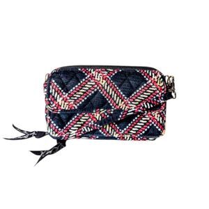 VERA BRADLEY All In One Crossbody In Minsk Plaid Pattern